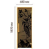 Двері для лазні та сауни Tesli Чапля 1900х700, фото 3