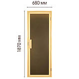 Двері для лазні та сауни Tesli DUO 1900 х 700, фото 3