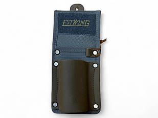 Чохол для молотків на пояс з додатковою кишенею. Шкіра та полієстер 1800D, Estwing, арт.13-94754
