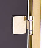 Двері для лазні та сауни Tesli Lux Graphite Sateen 1900х700, фото 5