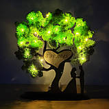 Романтична картина - подарунок дружині на річницю весілля, подарунок молодятам з підсвіткою чи без, фото 3