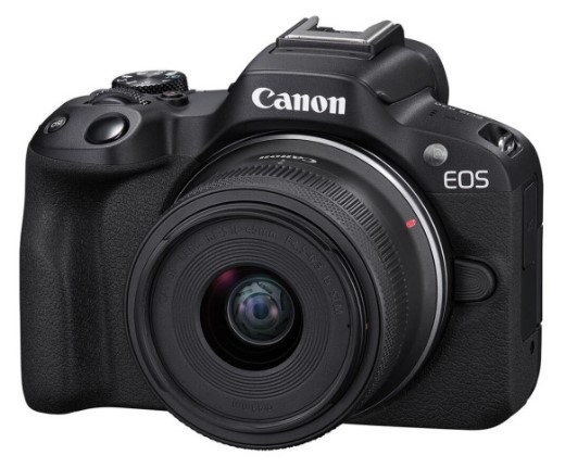 Цифрова фотокамера Canon EOS R50 + RF-S 18-45 IS STM Black Creator Kit