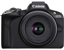 Цифрова фотокамера Canon EOS R50 + RF-S 18-45 IS STM Black Creator Kit, фото 5