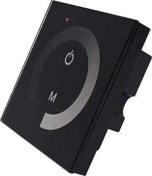 LED димер з клемами чорний DC12-24V- Сенсорна панель 2 кнопки