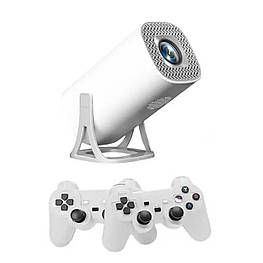 Ігровий смарт проектор S50 Max з 2 джойстиками 64Gb Android 11 із вбудованою ігровою консоллю