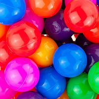 Кольорові кульки для дитячого манежу або сухого басейну — 15 шт