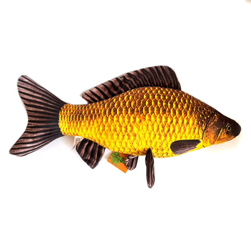 М`яка іграшка Карась золотий плюш 56*18*10см Копиця Україна (00287-6), фото 1