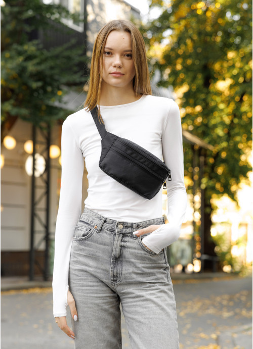 Сумка на пояс бананка Sambag Tirso  LTH тканевий, фото 1