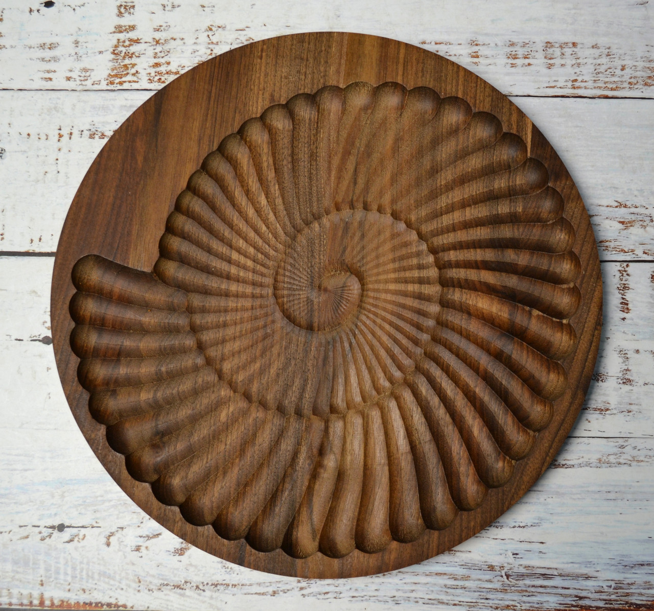 Менажниця кругла з соусницею (6 секцій)