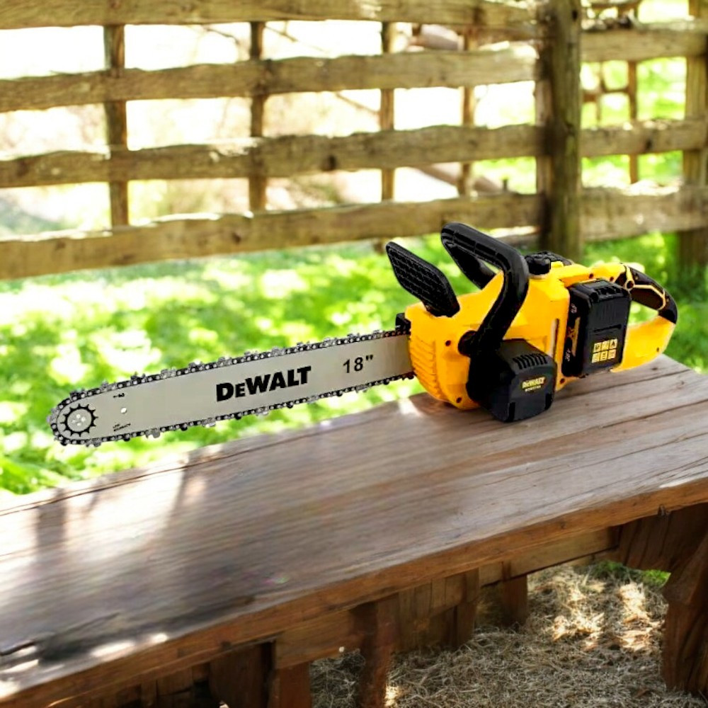 Якісна пила DeWalt DCM575N 36В Пила ланцюгова з безключовою натяжкою Пила акумуляторна Деволт, фото 1
