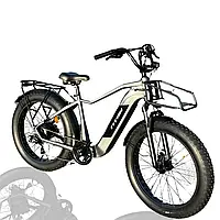 Велосипед з Е-комплектом E-Titan Aventure 26.4" 19" 750w 48v 15ah Сірий-Металік 2025 року