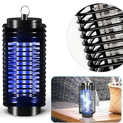 Ультрафіолетовий знищувач комах Electronic Mosquito Killer Lamp лампа пастка для комарів, мошок, мух
