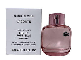 Lacoste L.12.12 pour Elle Sparkling pour femme edt 90 ml Tester