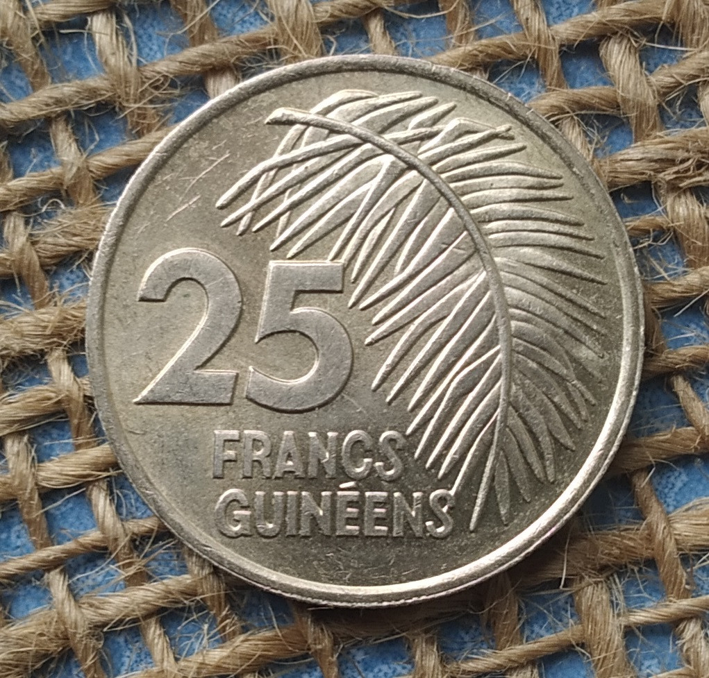 25 франкiв 1987 року. Гвiнея