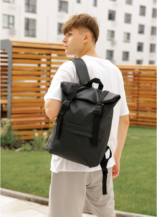 Рюкзак RollTop Sambag 0SHm чорний, фото 1