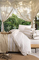 Постільна білизна Istanbul "Blue Marine" з покривалом Pike євро-розмір 100% бавовна Туреччина