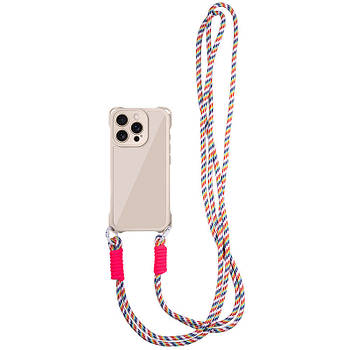 Чохол з шнурком TPU CrossBody with straps для iPhone 11 (6.1") Antique White