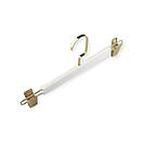 Плічка вішалки  прищіпками 32 см білі тремпеля для штанів і спідниць  уп.5 шт, фото 3