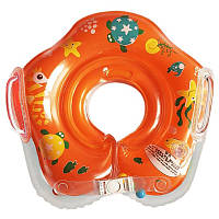 Al Дитячий круг для купання MS 0128 Жовтогарячий