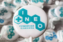 Льодяники з логотипом