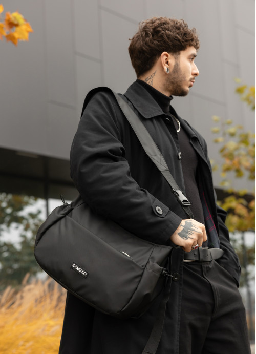 Чоловіча сумка Sambag Flex Dart чорна, фото 1