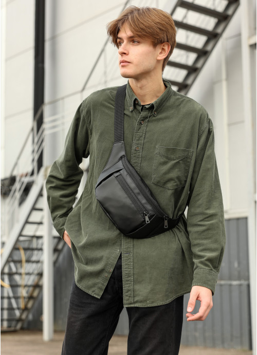 Сумка на пояс Sambag Tirso MKH чорна, фото 1