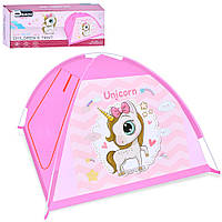 Дитячий намет MR 1097 Будиночок Єдиноріг 122х122х78 см
