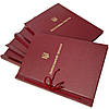 Папка “Дипломний проект” 215×305 мм для твер. палітурка бордова 20мм корінець (уп.5шт), фото 5