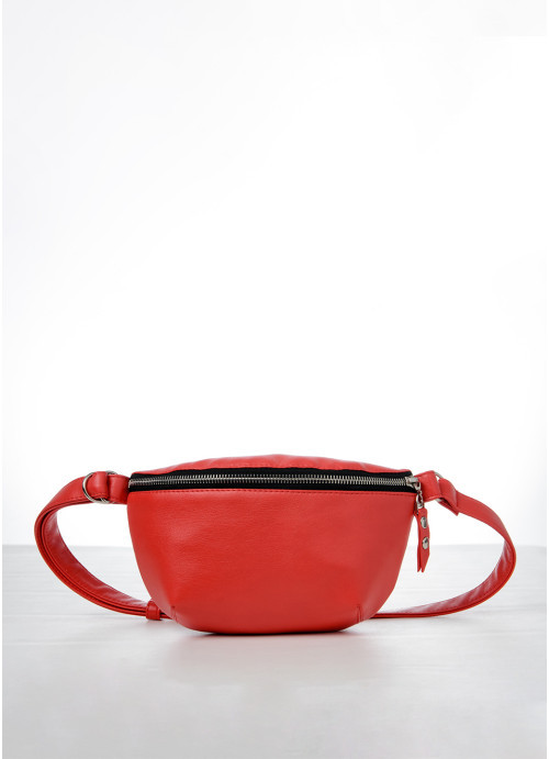 Сумка на пояс бананка Sambag Polo SQO червона, фото 1