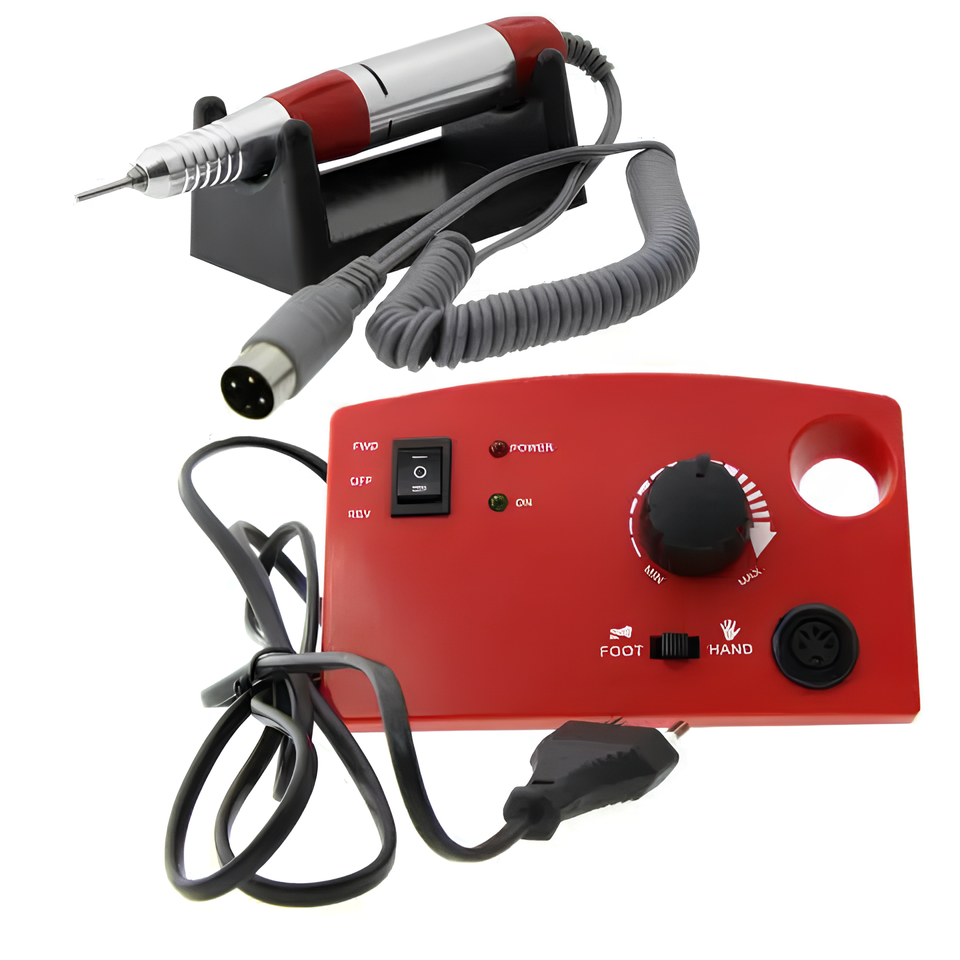 Апарат фрезер для манікюру та педикюру Nail Drill Pro ZS-602 65Вт. 45000об./хв. Червоний, фото 1