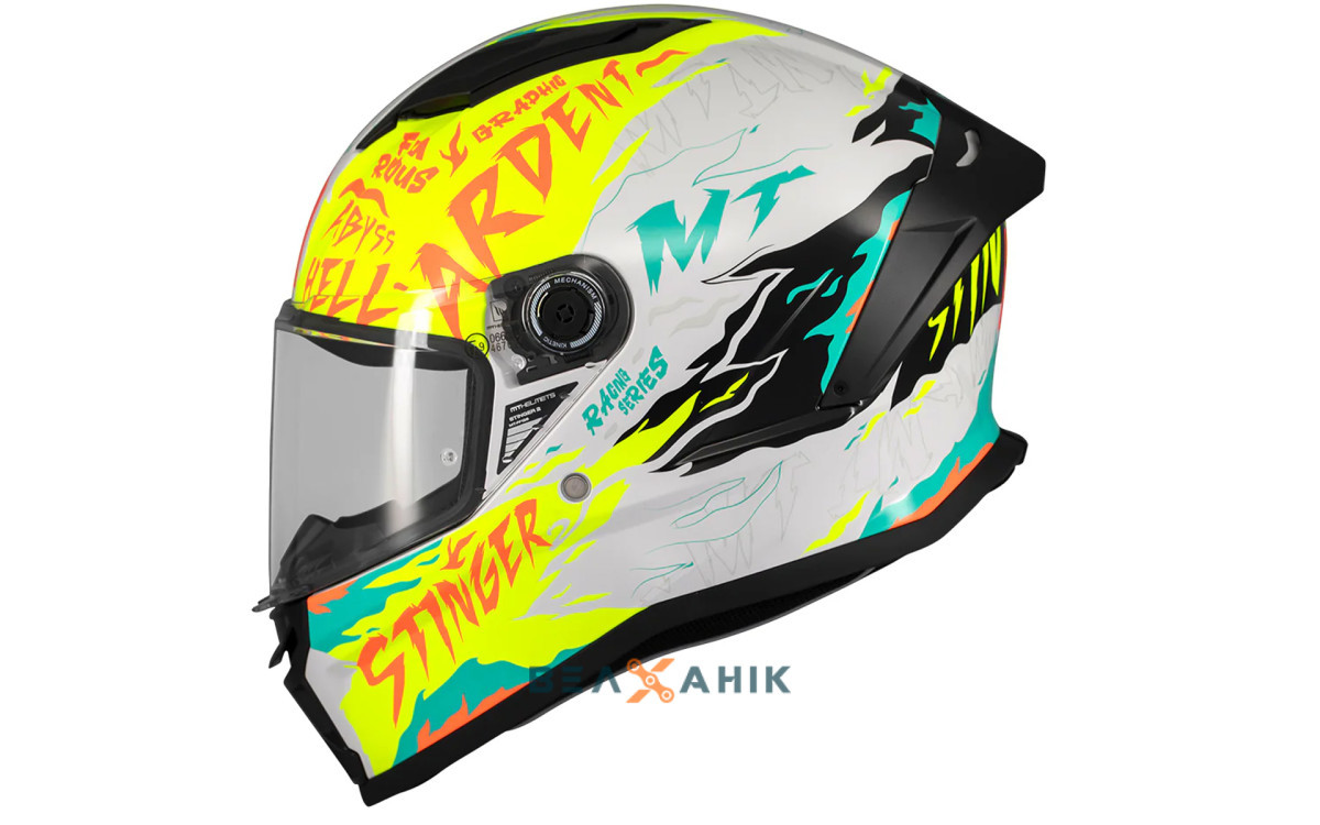 Шолом (інтеграл) MT STINGER 2 Ardent A3 Gloss Yellow [S], фото 1