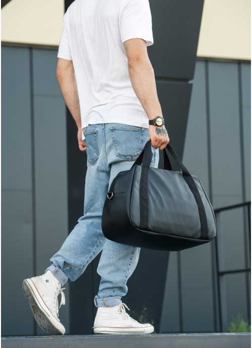 Спортивна сумка Sambag Vogue чорна, фото 1