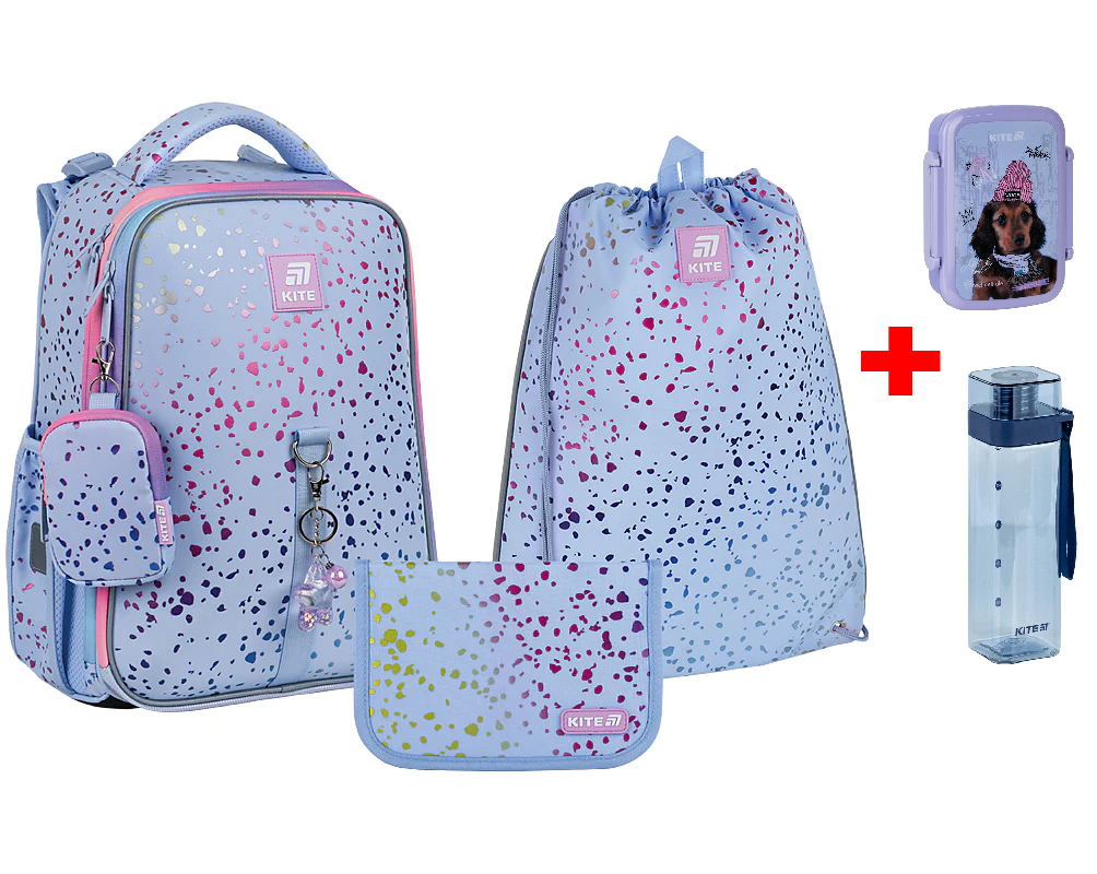 Шкільний набір Kite Education Shiny SET_K25-531M-1 (рюкзак, пенал, сумка)
