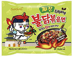 Корейський рамьон з куркою та чорними бобами, Пультак 140 г