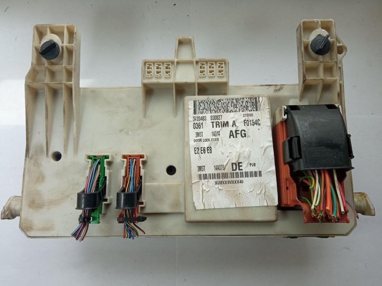 Електронний блок запобіжників Ford C.MAX 0361 TRiM A F015.4C AFG / 0361TRiMAF0154CAFG / 3MST-14A073-DE-HIBH1 / 3MST14A073DEHIBH1, фото 1