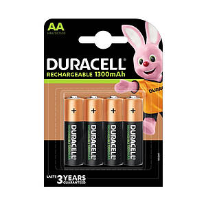Акумулятори AA (HR6) Duracell Rechargeable 1300mAh (1.2v) 4шт