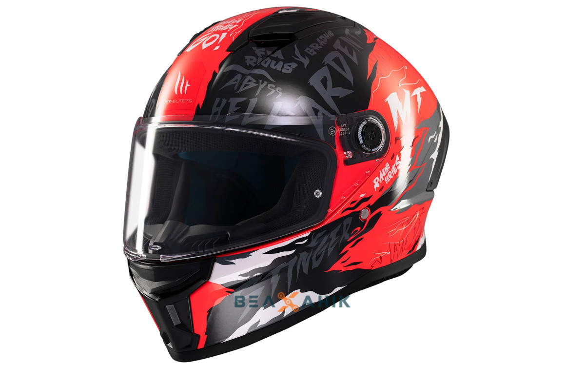 Шолом (інтеграл) MT STINGER 2 Ardent C5 Gloss Red [XL], фото 1