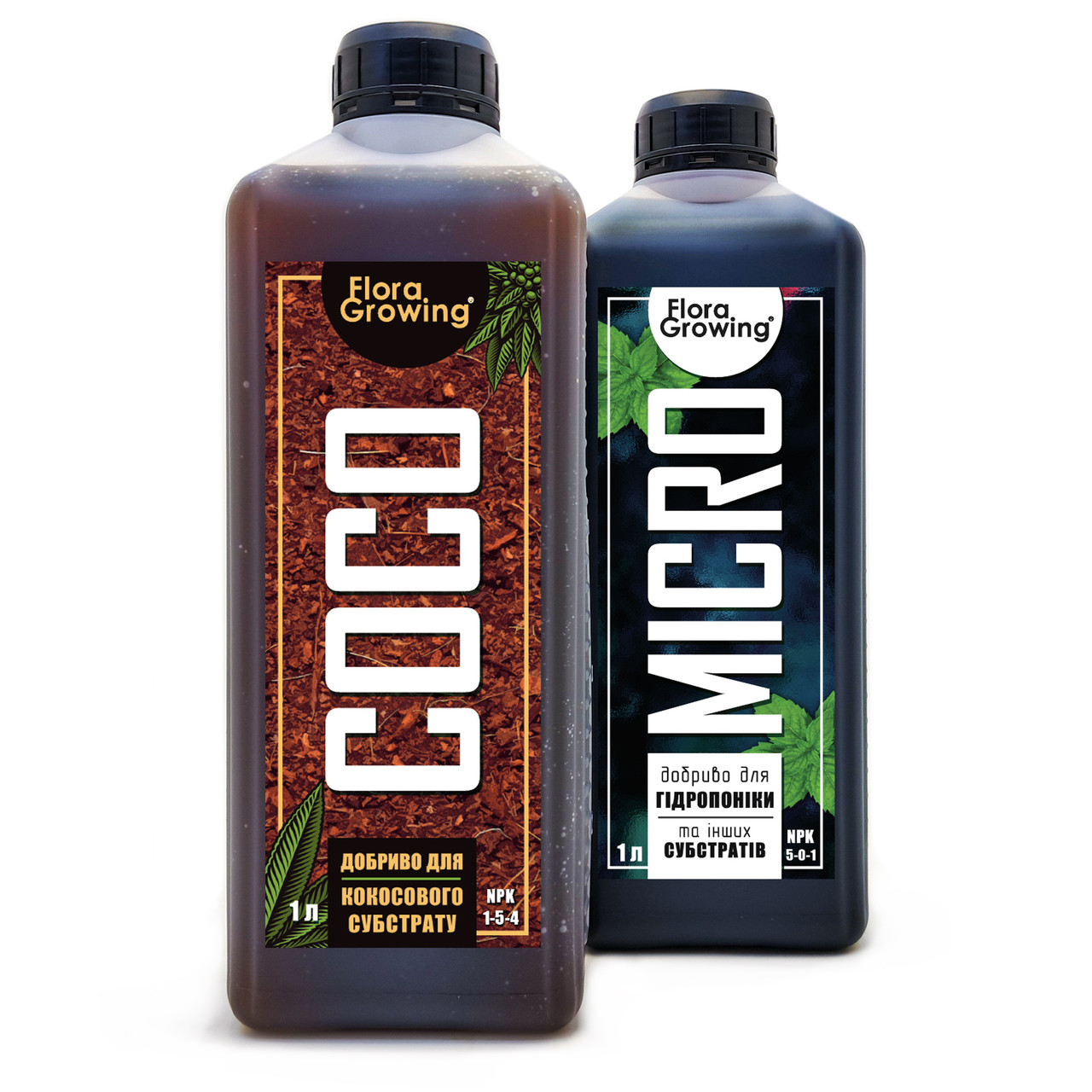 2 х 1 л Coco Kit — Комплект добрив для вирощування в кокосовому субстраті