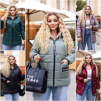 Жіноча зимова куртка розміри батал