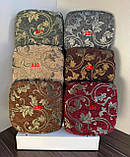 Чохли на табуретки комплект 4 шт на гумці (сидіння на табурет, стілець), фото 2