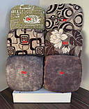 Чохли на табуретки комплект 4 шт на гумці (сидіння на табурет, стілець), фото 5