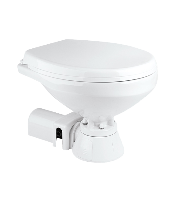 Електричний туалет SEAFLO стандартний розмір 12 В SFMTE1-01-R. Купити портативний туалет для кемпингу, фото 1