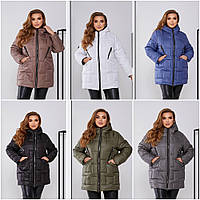 Жіноча зимова куртка великі розміри