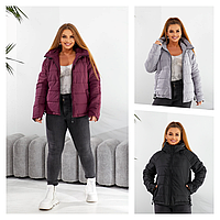Куртка-бомбер жіноча зима