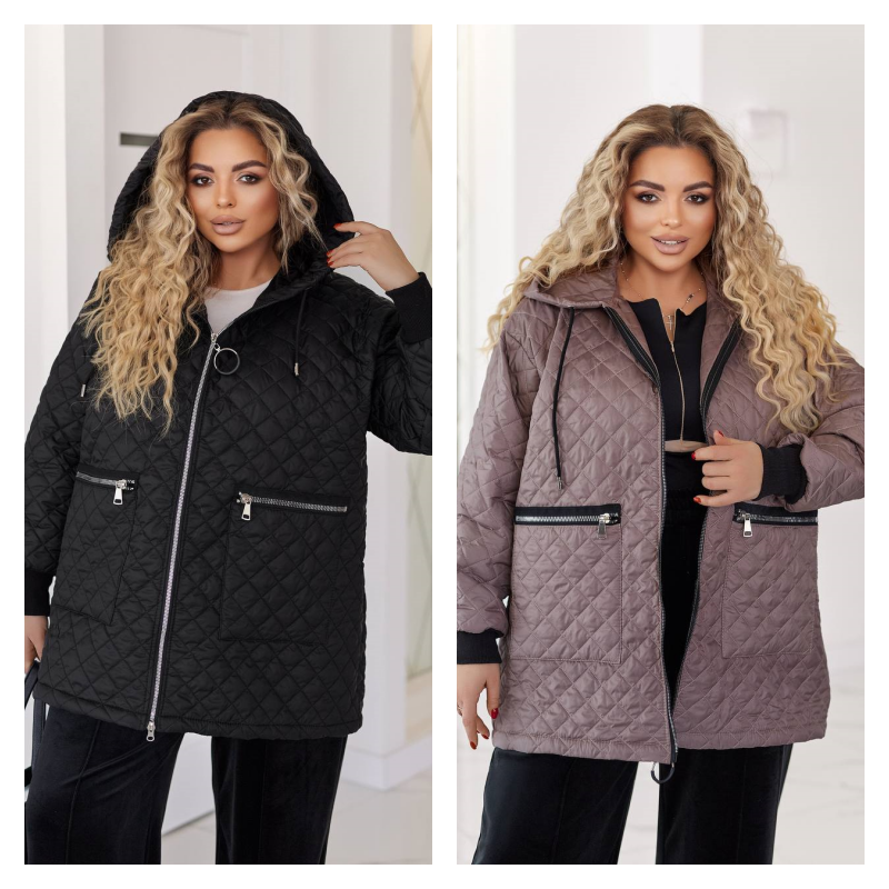 Жіноча куртка плащівка батал, фото 1