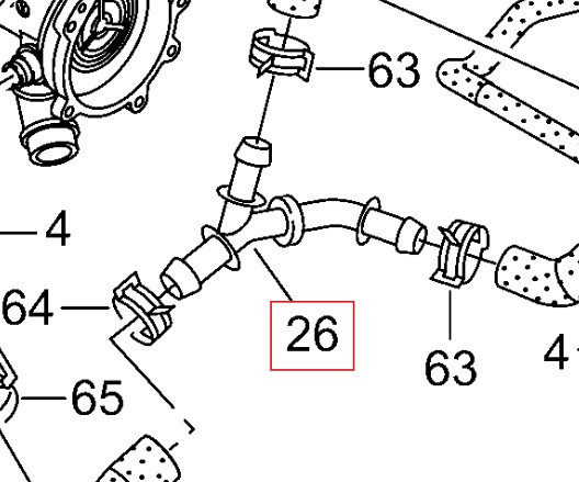 Патрубок охолодження 5q0121087b Audi, Seat, Skoda, VW з нержавійки - ДОВІЧНА ГАРАНТІЯ