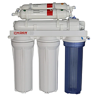 Система зворотного осмосу з мінералізатором KOER KV-92 6 ступенів, мембрана 75 галон (KR5328)