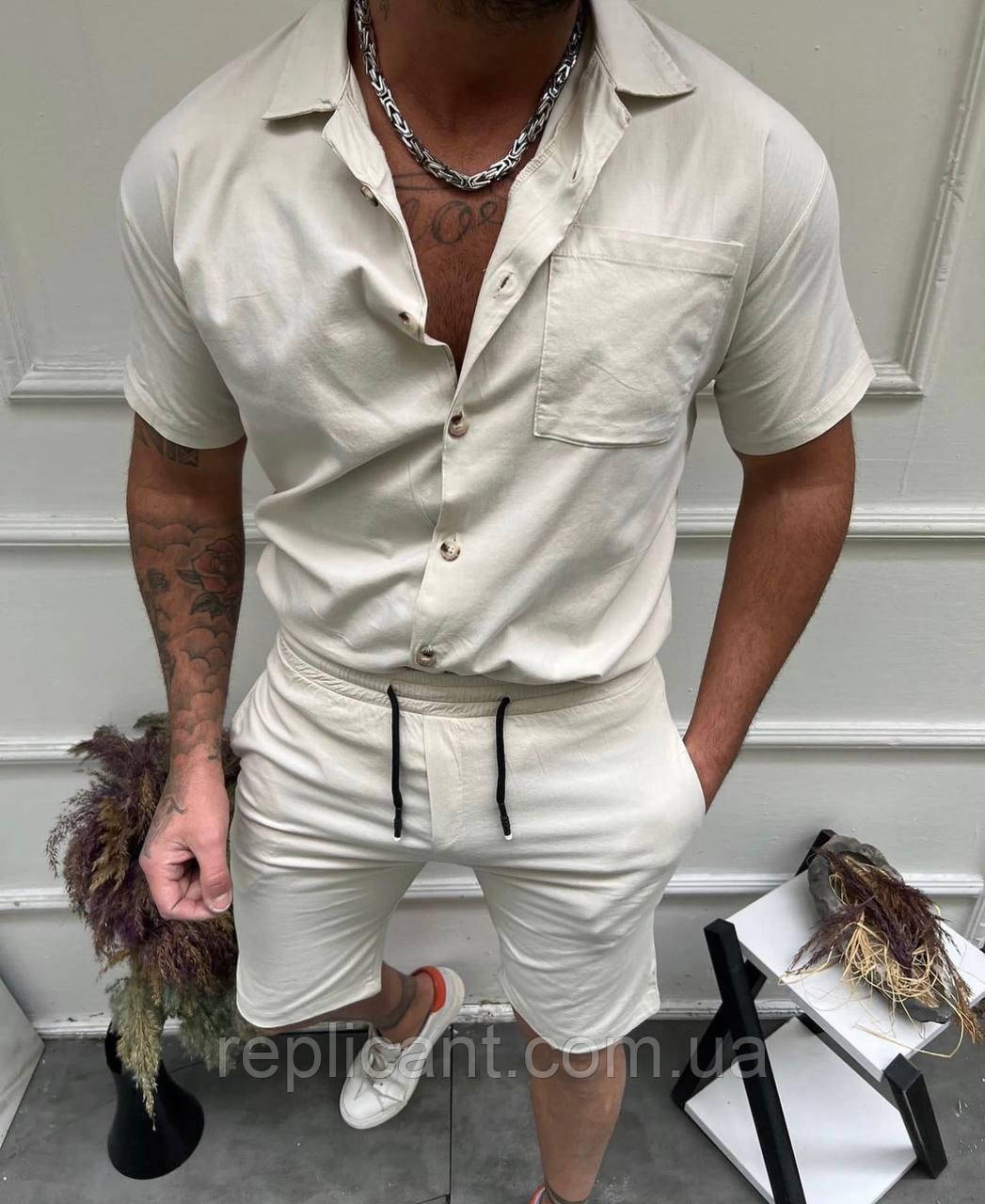 Мужской летний комплект Турция чоловічий літній костюм Туреччина, фото 1