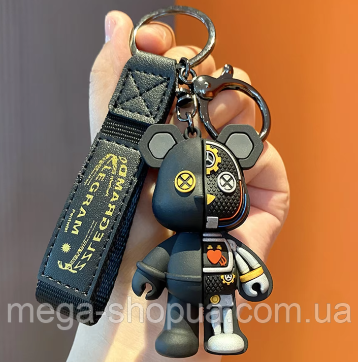 Брелок Фігурка "Ведмідь / Ведмедик / Bear / Teddy" - милий брелок для ключів, рюкзака, сумки BGR-87, фото 1