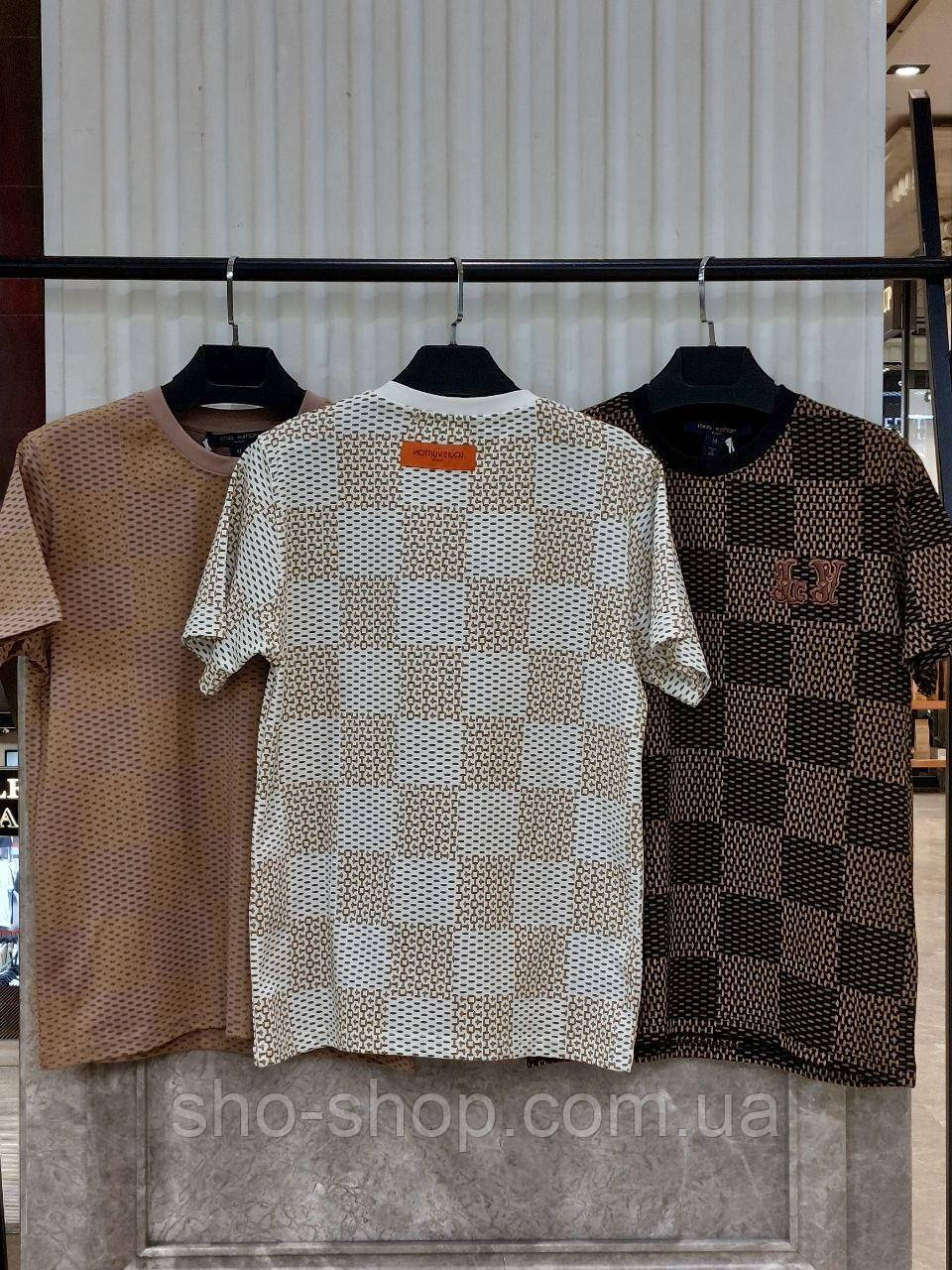 Чоловича футболка Louis Vuitton чоловіча футболка Поло TShLVn012 Туреччина, фото 1
